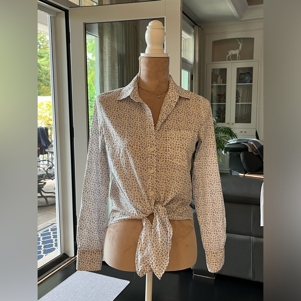 J.Crew Cotton Blouse Sz S